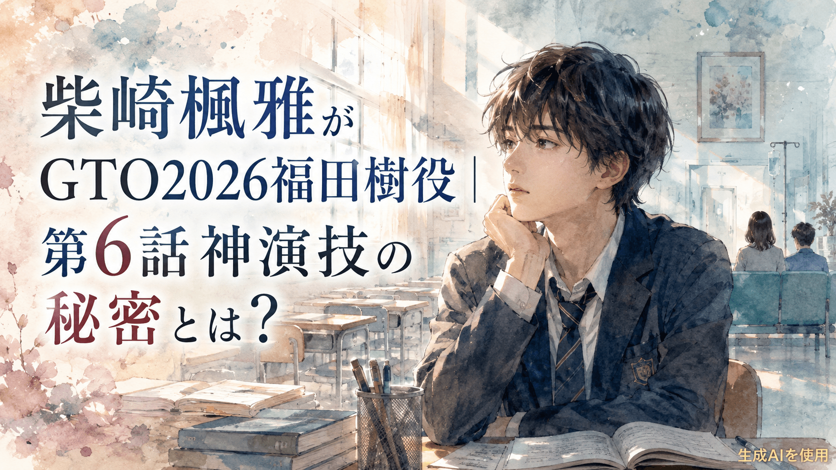 柴崎楓雅がGTO2026福田樹役|第6話神演技の秘密とは?
