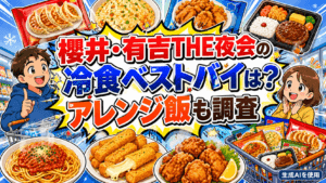 櫻井・有吉THE夜会の冷食ベストバイは？アレンジ飯も調査