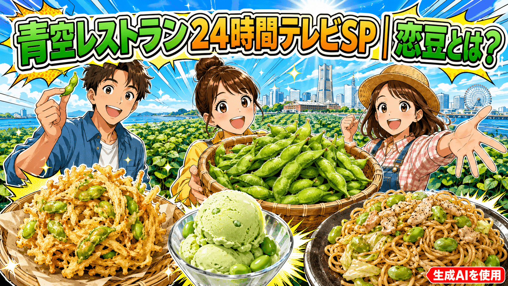 青空レストラン24時間テレビSP|恋豆とは?