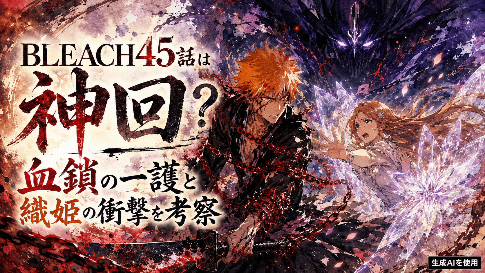 BLEACH45話は神回？血鎖の一護と織姫の衝撃を考察