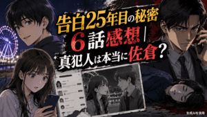 告白25年目の秘密6話感想|真犯人は本当に佐倉?