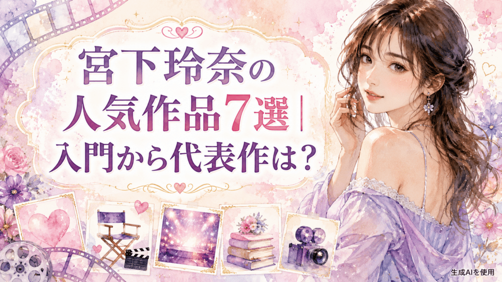 宮下玲奈の人気作品7選|入門から代表作は?