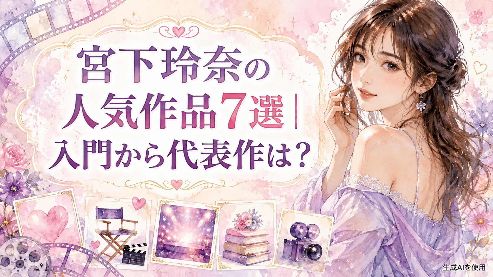宮下玲奈の人気作品7選|入門から代表作は?