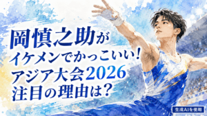 岡慎之助がイケメンでかっこいい!アジア大会2026注目の理由は?