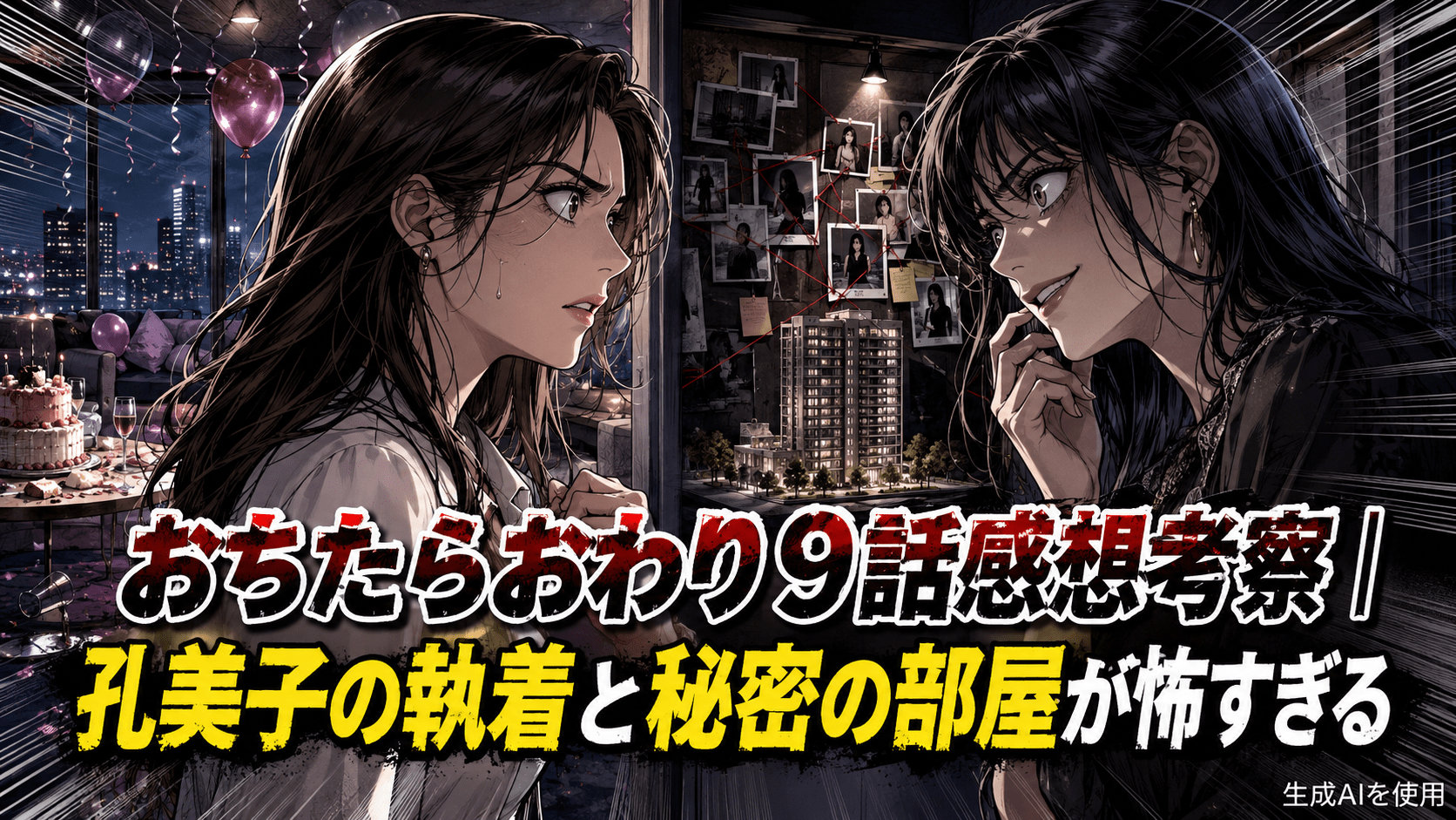 おちたらおわり9話感想考察｜孔美子の執着とは？