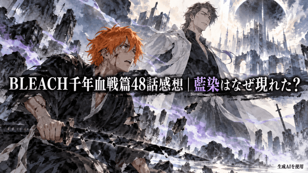BLEACH千年血戦篇48話感想｜藍染はなぜ現れた？
