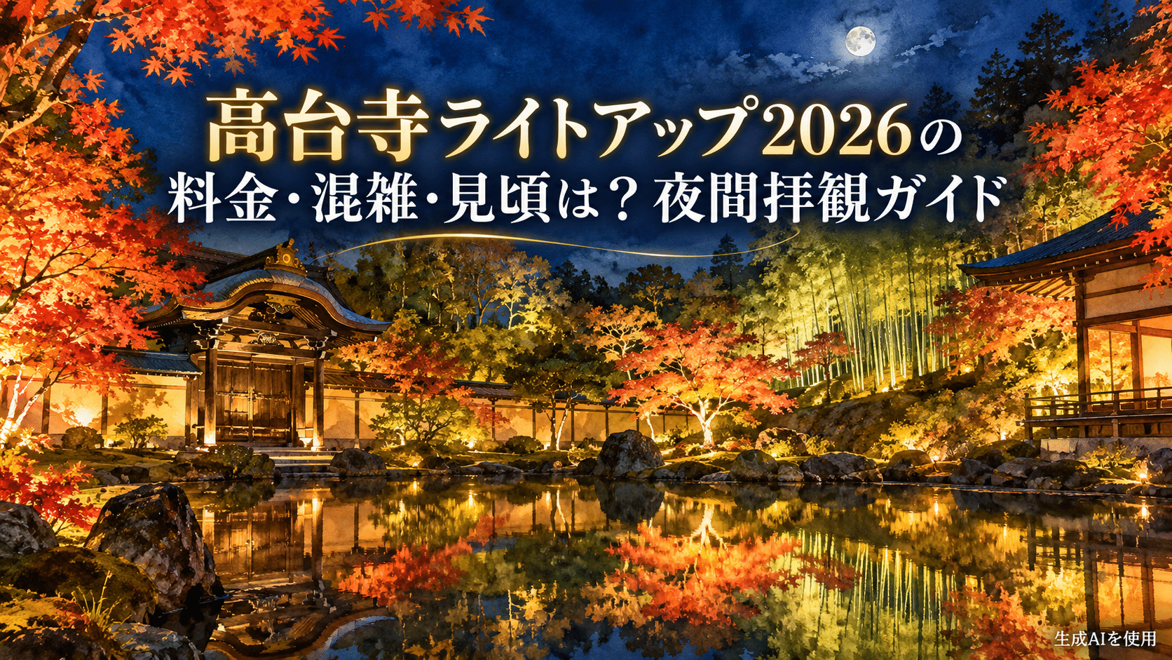 高台寺ライトアップ2026の料金・混雑・見頃は?夜間拝観ガイド