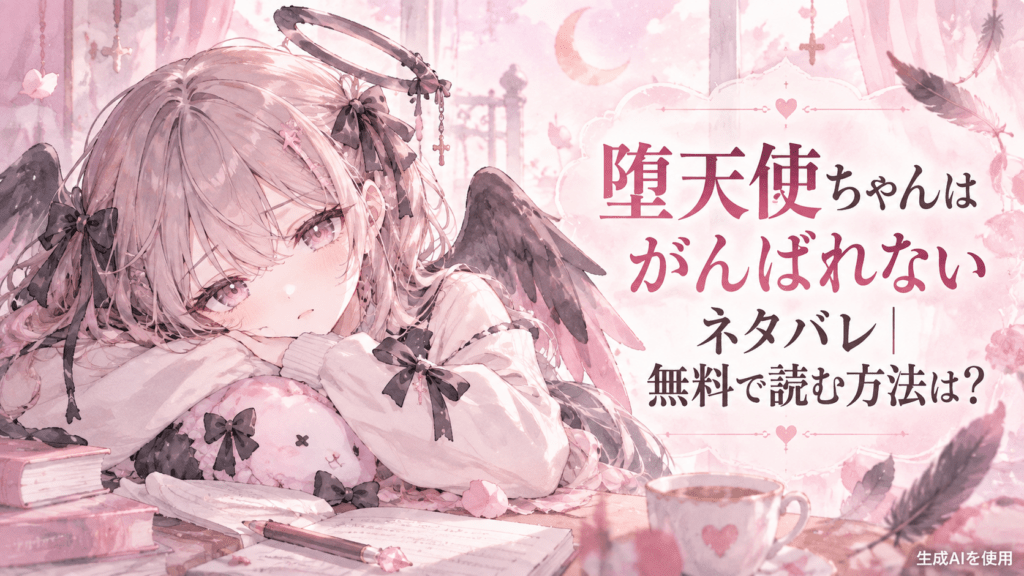 堕天使ちゃんはがんばれないネタバレ｜無料で読む方法は？