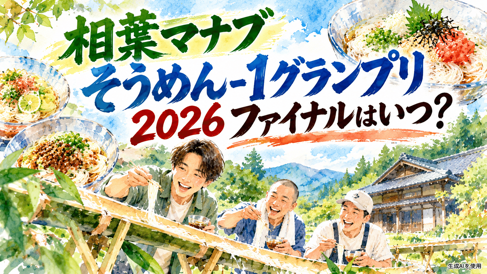 相葉マナブそうめん-1グランプリ2026ファイナルはいつ？