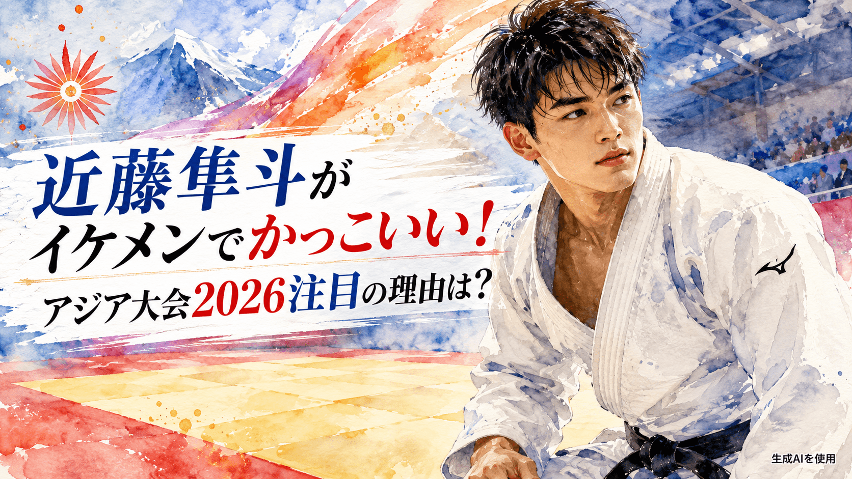 近藤隼斗がイケメンでかっこいい！アジア大会2026注目の理由は？