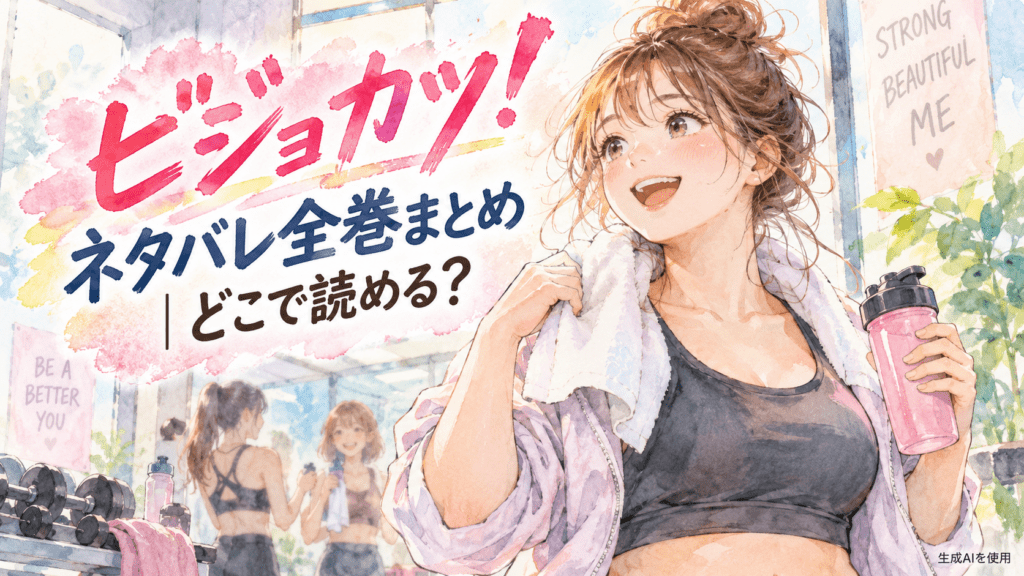 ビジョカツ!ネタバレ全巻まとめ｜どこで読める？