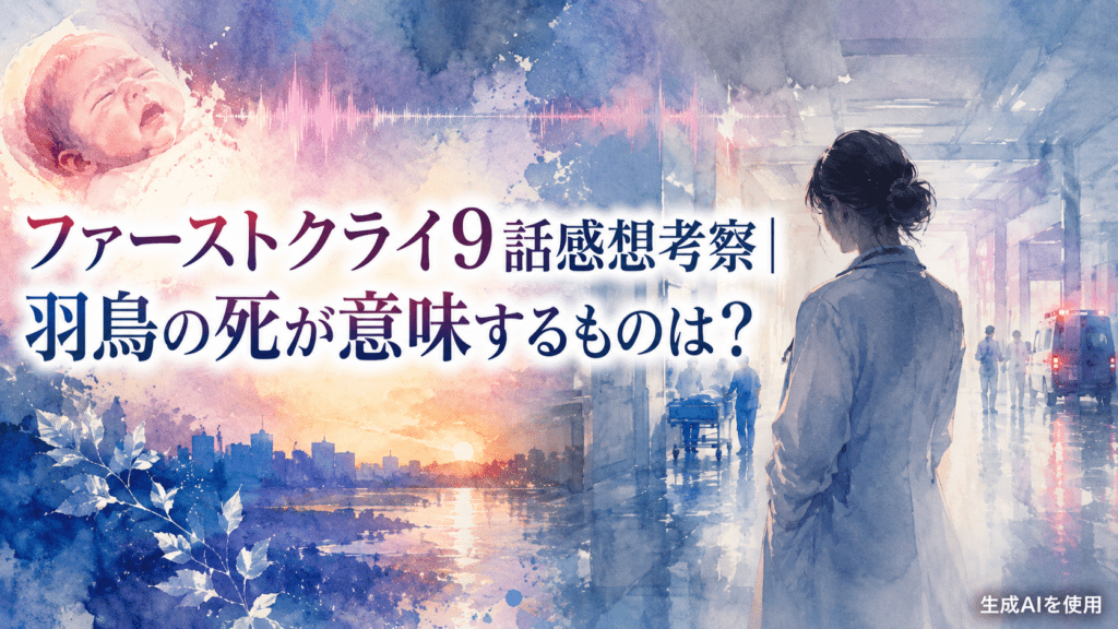 ファーストクライ9話感想考察｜羽鳥の死が意味するものは？