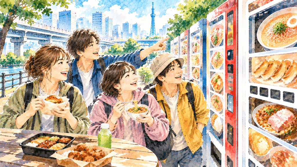 グルメ自販機を巡る旅