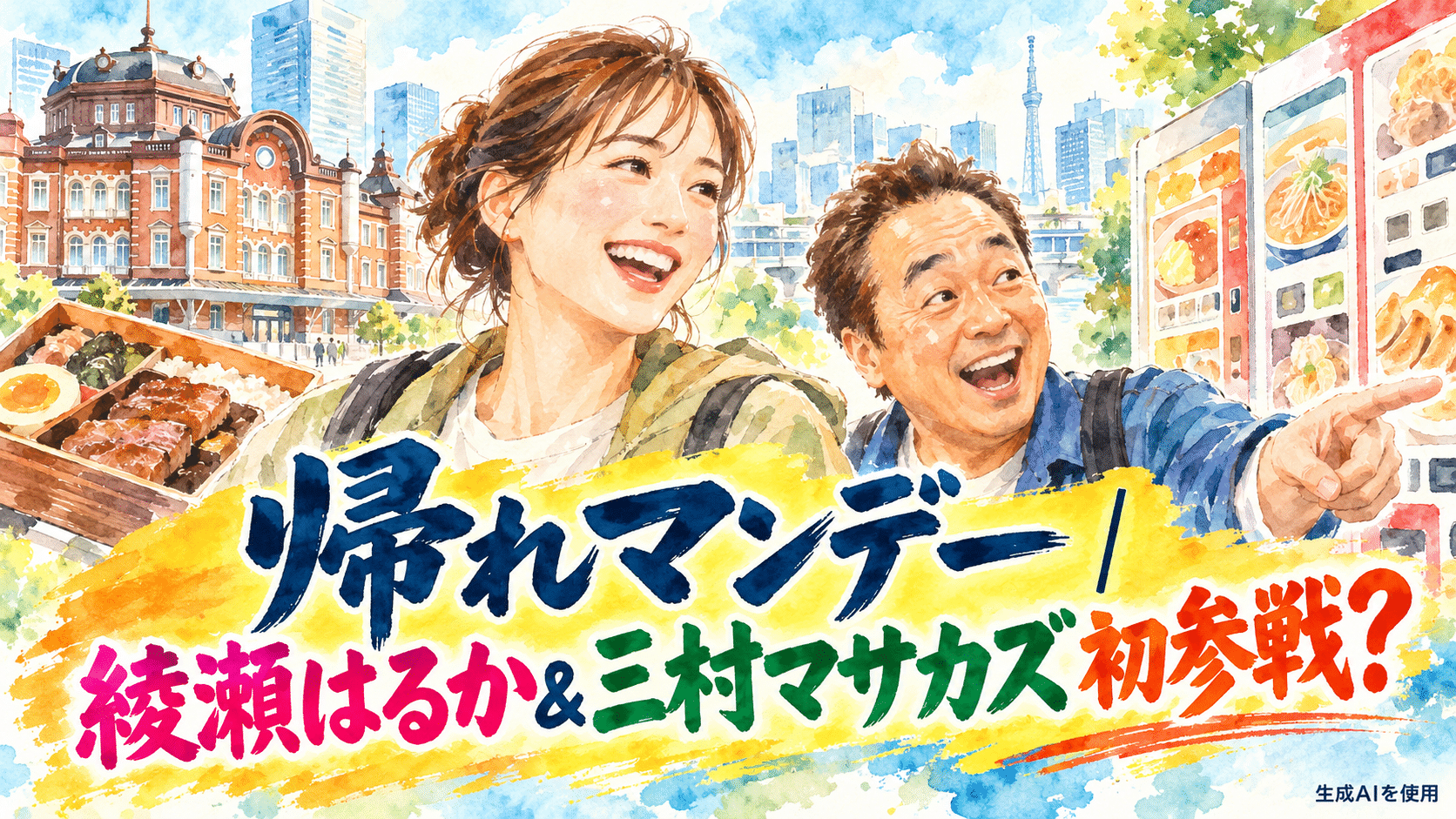 帰れマンデー|綾瀬はるか&三村マサカズ初参戦?
