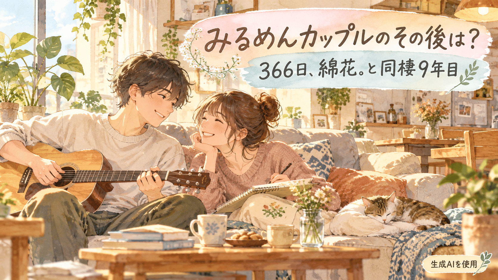 みるめんカップルのその後は?366日、綿花。と同棲9年目