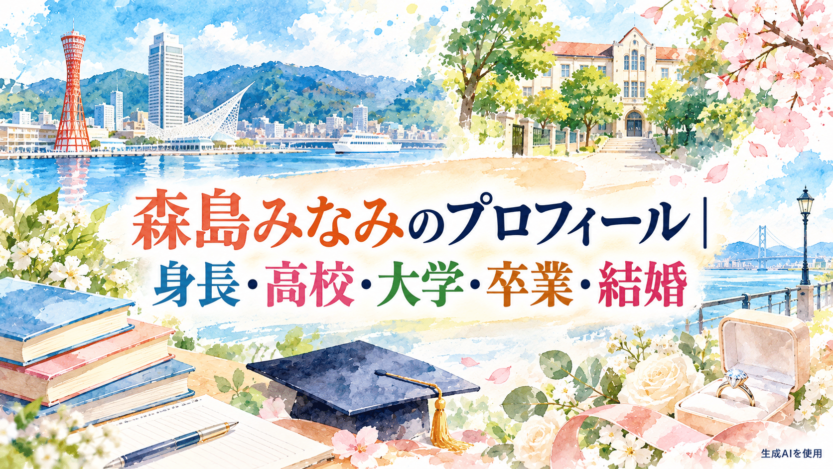 森島みなみのプロフィール|身長・高校・大学・卒業・結婚