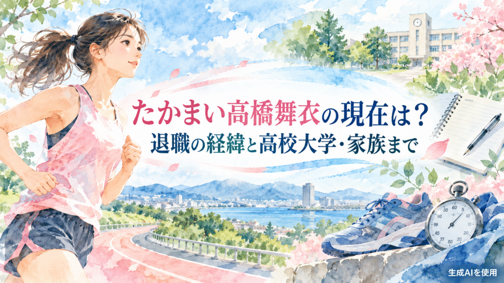 たかまい高橋舞衣の現在は？退職の経緯と高校大学・家族まで