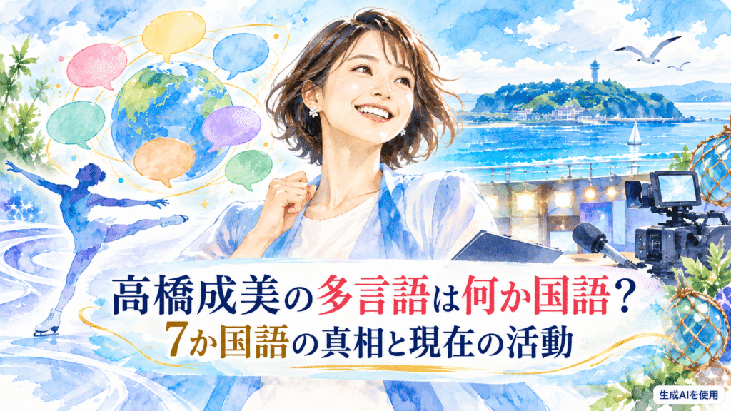 高橋成美の多言語は何か国語？7か国語の真相と現在の活動
