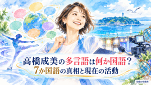 高橋成美の多言語は何か国語?7か国語の真相と現在の活動