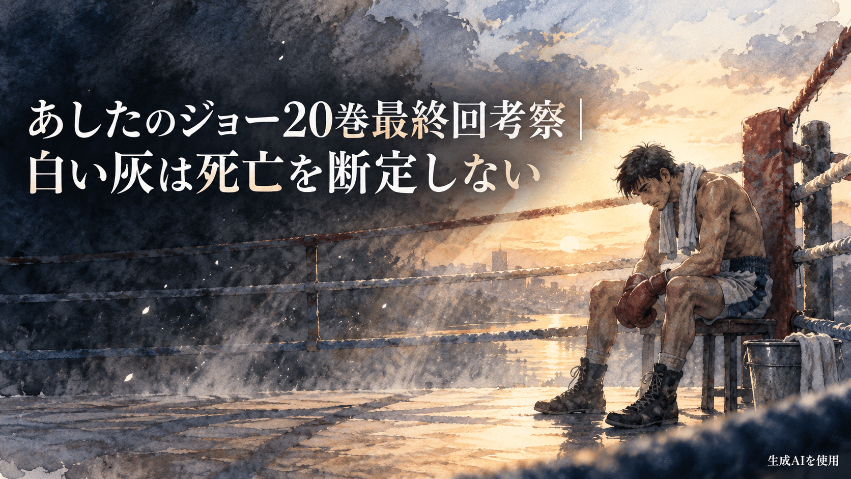 あしたのジョー20巻最終回の白い灰と丈の生死を考察するアイキャッチ