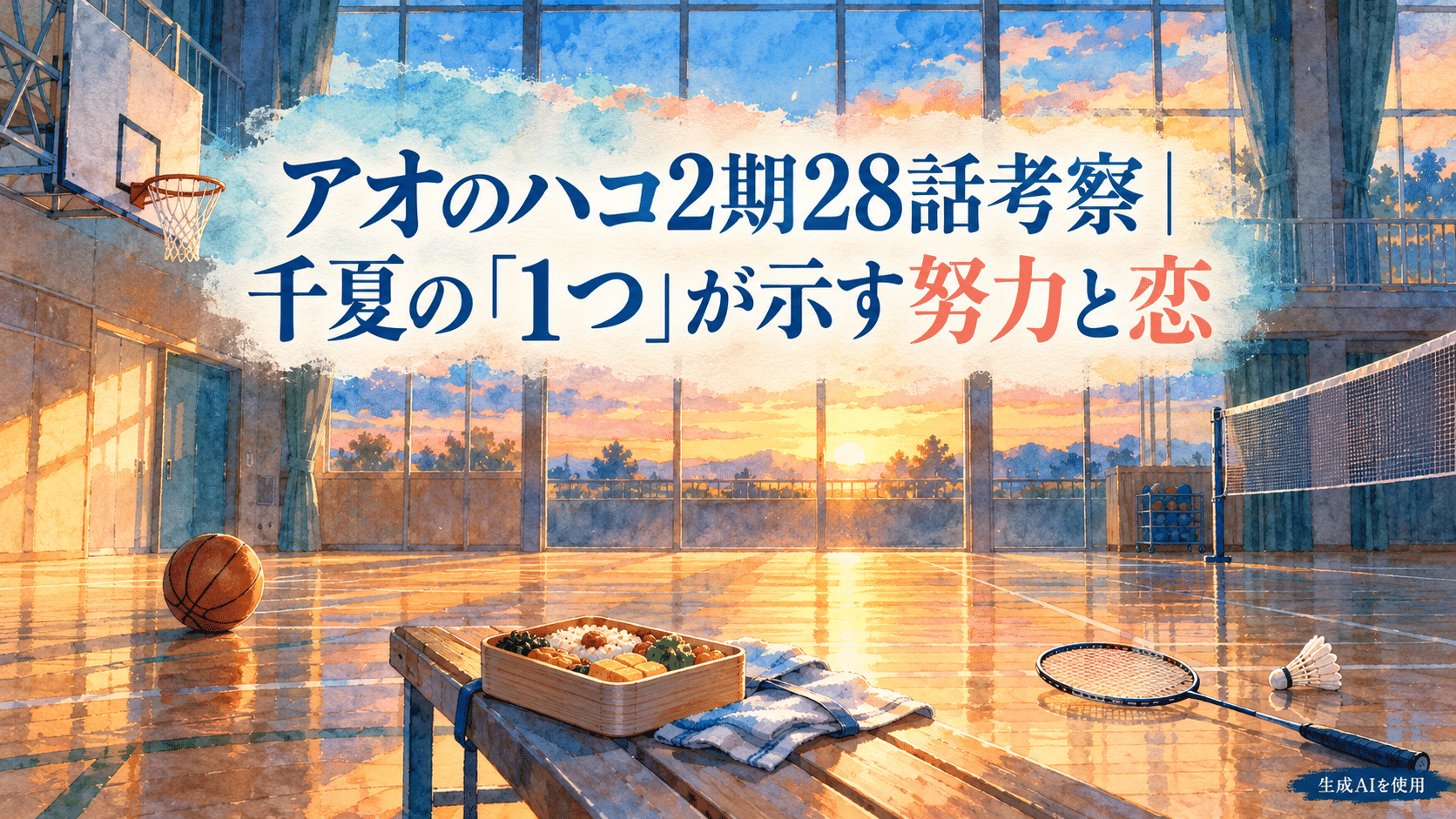 アオのハコ2期28話で千夏の1つが示す努力と恋を考察するアイキャッチ
