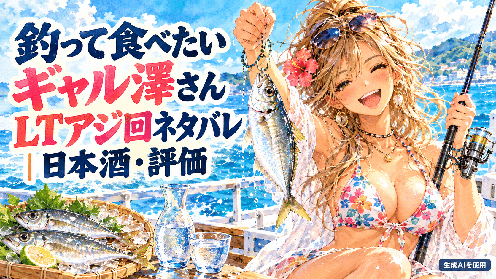 釣って食べたいギャル澤さんLTアジ回ネタバレ｜日本酒・評価