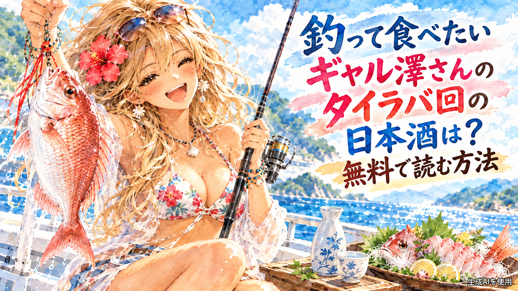 釣って食べたいギャル澤さんのタイラバ回の日本酒は?無料で読む方法