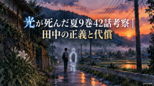 光が死んだ夏9巻42話の田中の正義と代償を考察するアイキャッチ