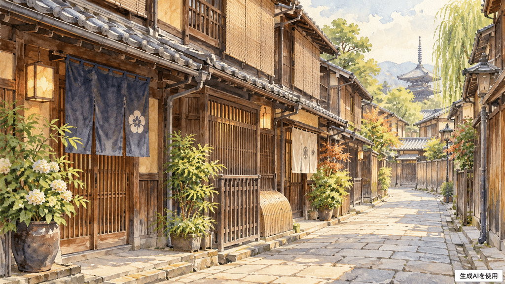 京都の長屋イメージ画像