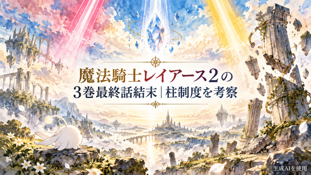 魔法騎士レイアース2の3巻最終話と柱制度を考察するアイキャッチ